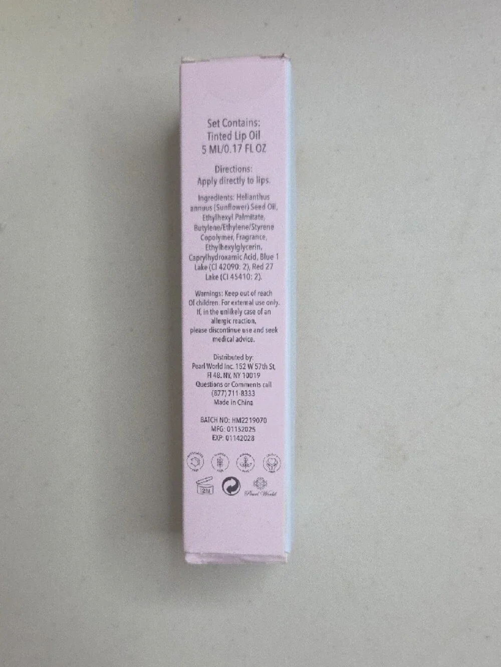 Tinted Lip Oil - Honey Glow Yellow
